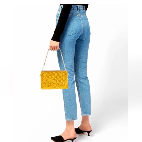 CHANEL Lucky Symbols Pochette Embossed
Quilted Patent (gold) with COA - Picture 2 of 9